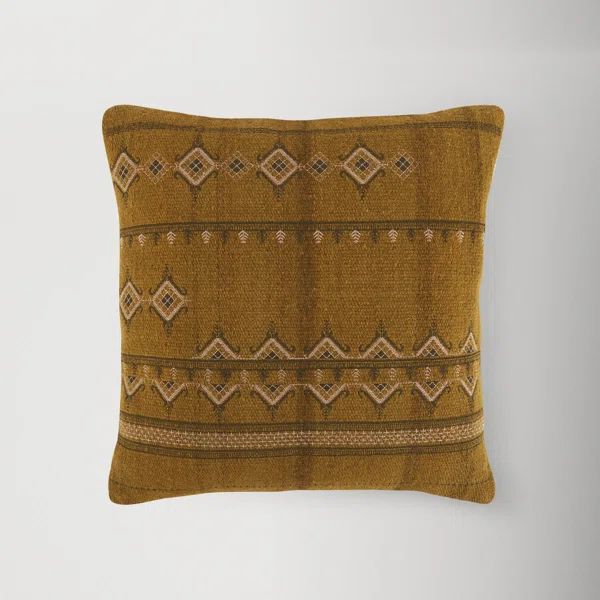 Taz Embroidered Wool Throw Pillow | Wayfair North America