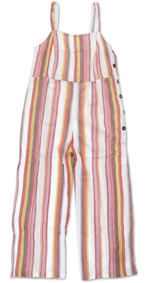 Juniors Striped Linen Jumper - Multi-Multi-2061699583464   | Burkes Outlet | bealls