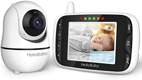 Hello Baby Monitor with Camera and Audio, LCD Display Video Baby Monitor No WiFi Infrared Night V... | Amazon (US)