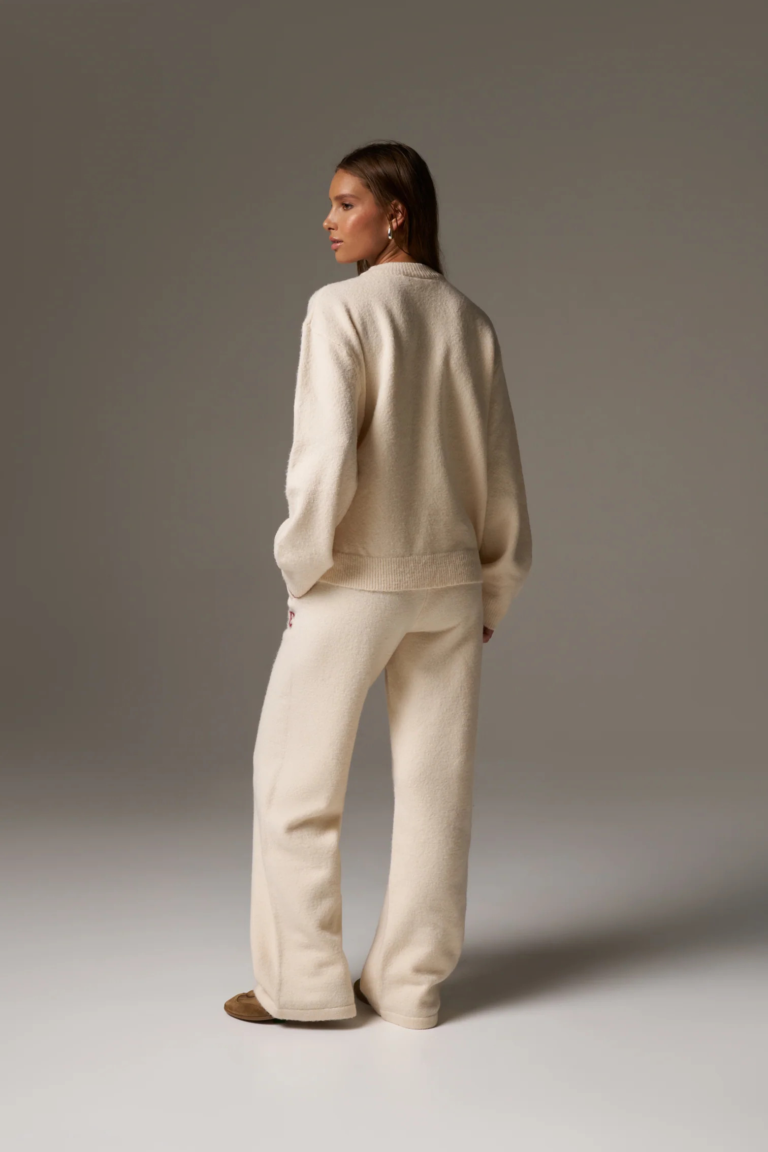 CTRE KNITTED SWEATSHIRT - OFF WHITE | The Couture Club