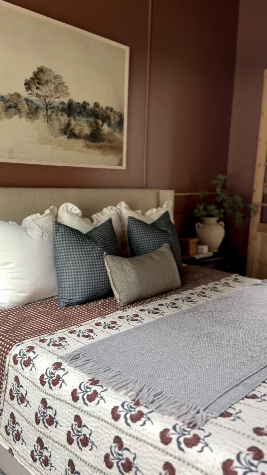 Everything I’ve used so far! Bed, bedding, quilt, pillows, nightstands, sconces, decor

#LTKHome