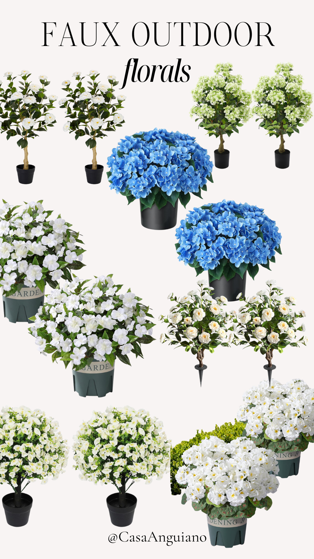 faux outdoor florals perfect for spring and summer - front porch decor  

 #LTKHome