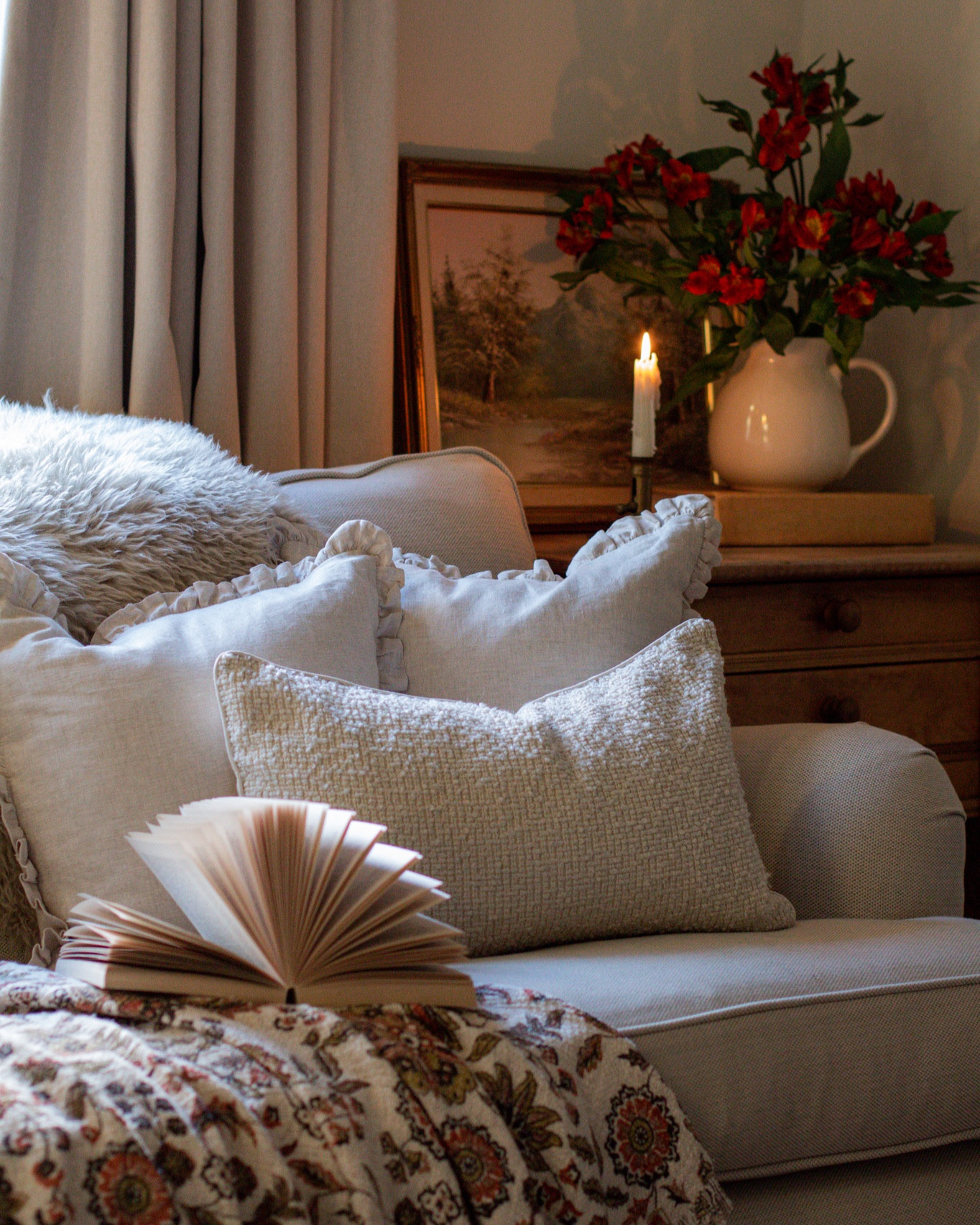 Cosy February snug styling ❤️

#LTKhome #LTKSeasonal