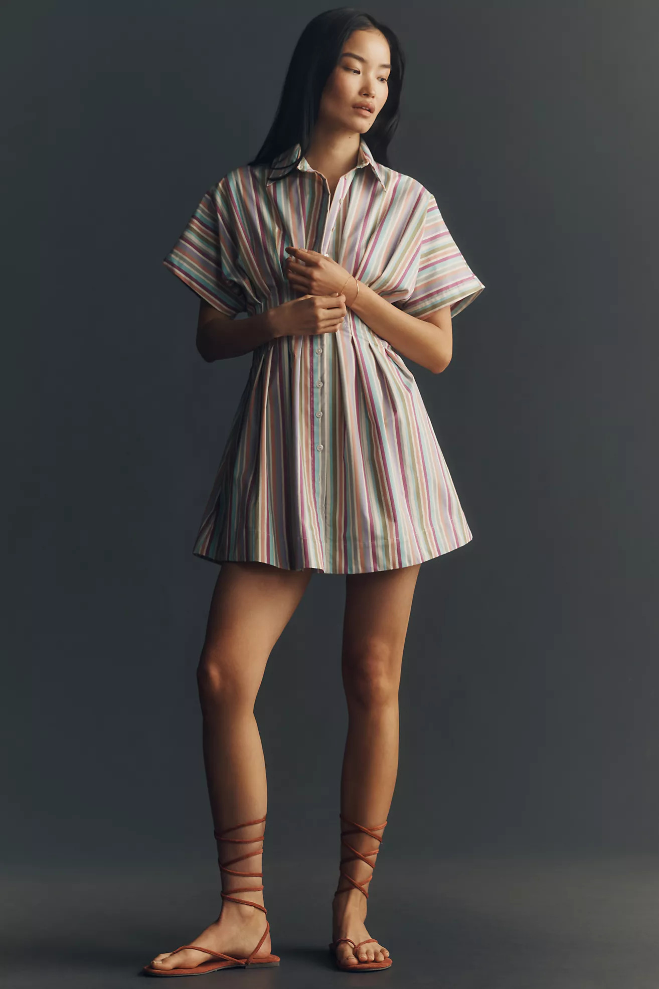 Tobie Mini Shirt Dress by Exquise | Anthropologie (US)