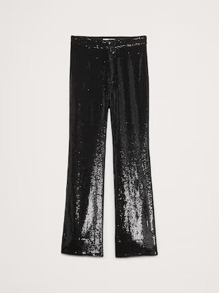 High-Rise Wide-Leg Sequin Pant | Banana Republic (US)