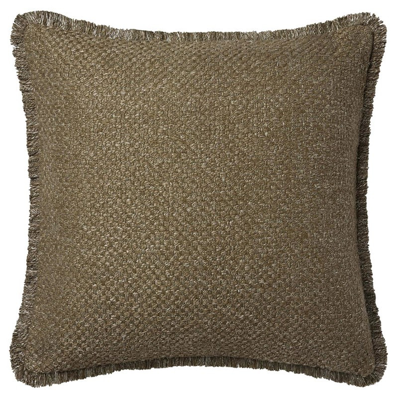 Coastal Beach Olive Down Fill Decorative Throw Pillow - 22x22 | Kathy Kuo Home