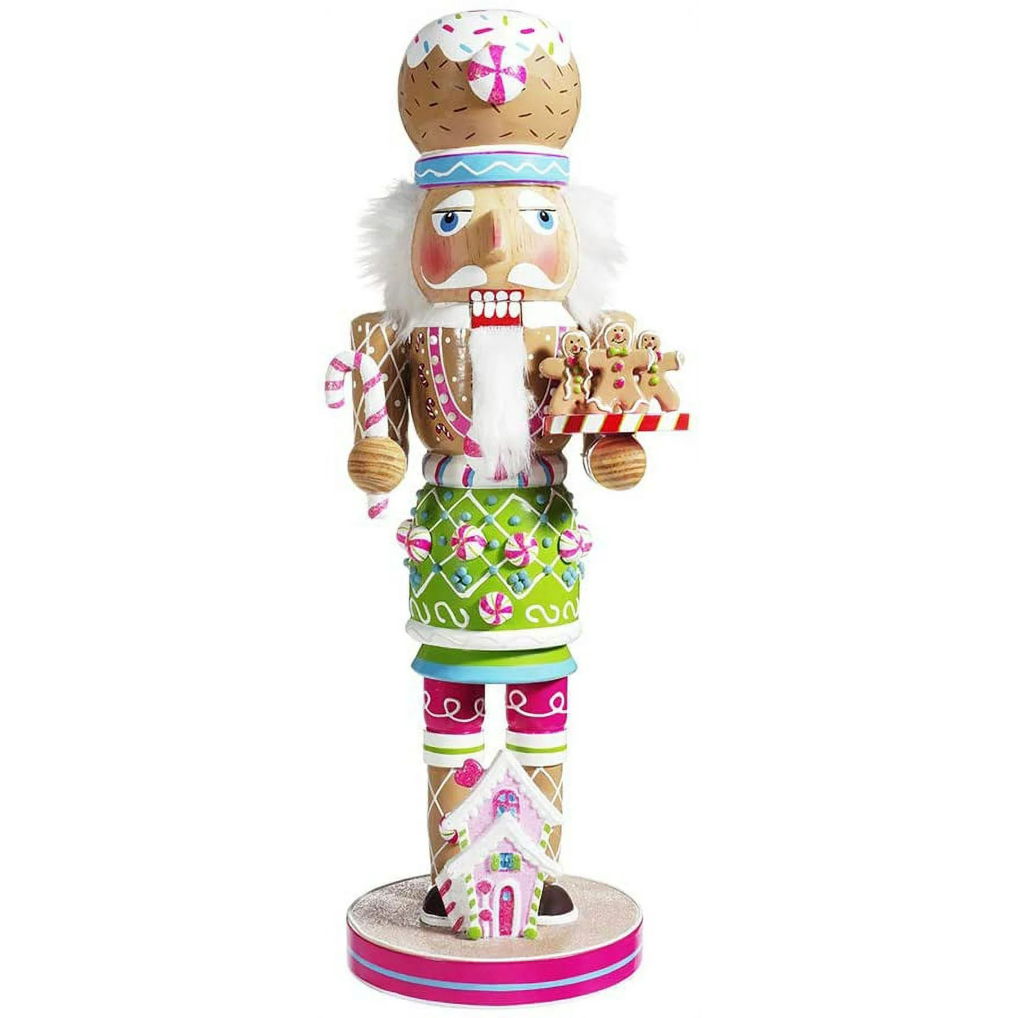 Kurt Adler 16-Inch Wooden Gingerbread Nutcracker | Walmart (US)