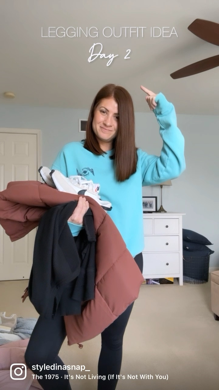 Legging Outfit Idea Day 2

Vest- small
Leggings- small
Waffle Henley- medium

#LTKFind #LTKstyletip #LTKunder50