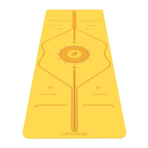 Liforme Yoga Mat, the best grip yoga mat with alignment markings