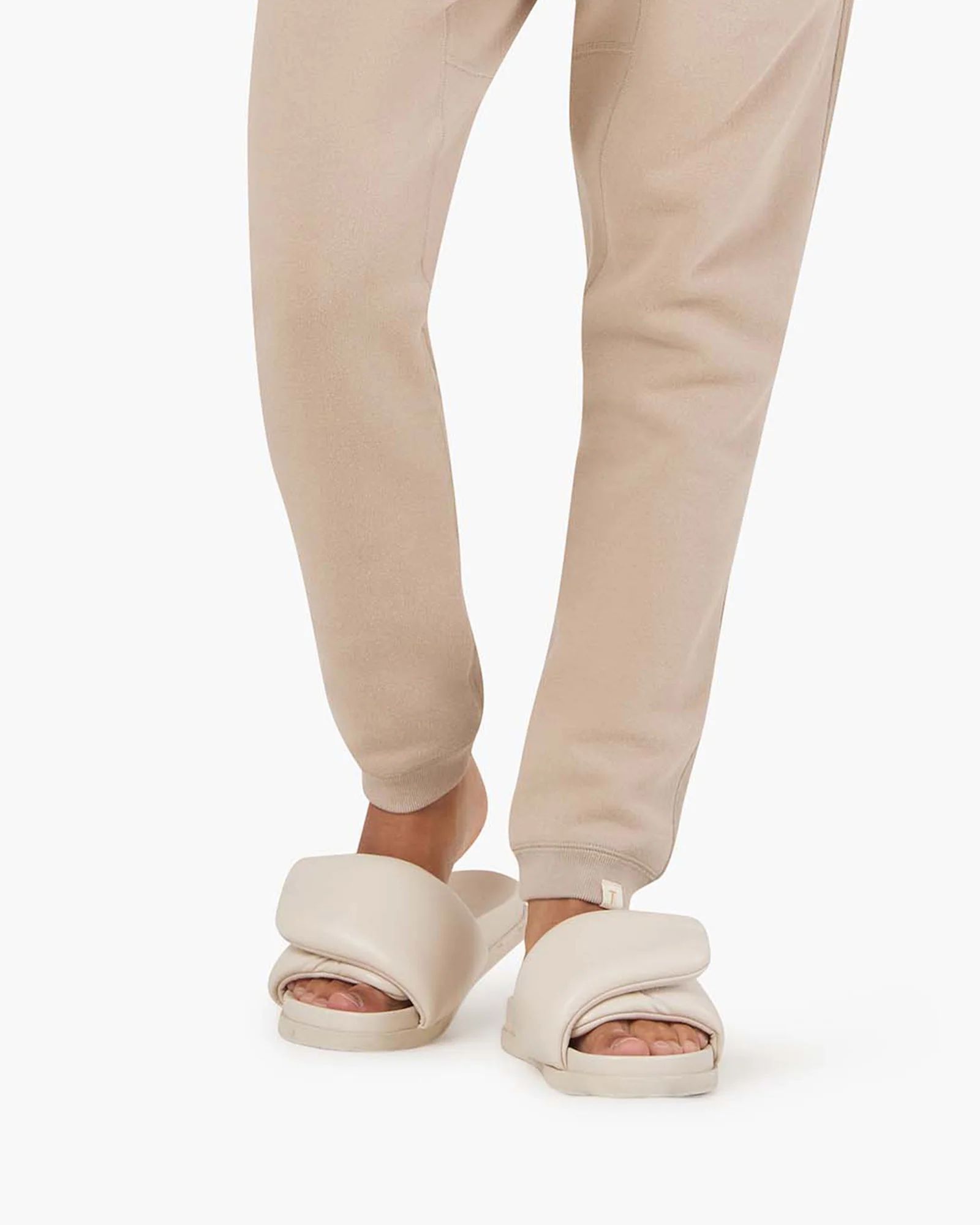 Max Puff - Cream | Puff Slide Sandals | TKEES Footwear | TKEES