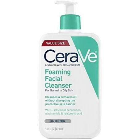 Cerave Oil Control Value Size Foaming Facial Cleanser 16 fl oz | Walmart (US)