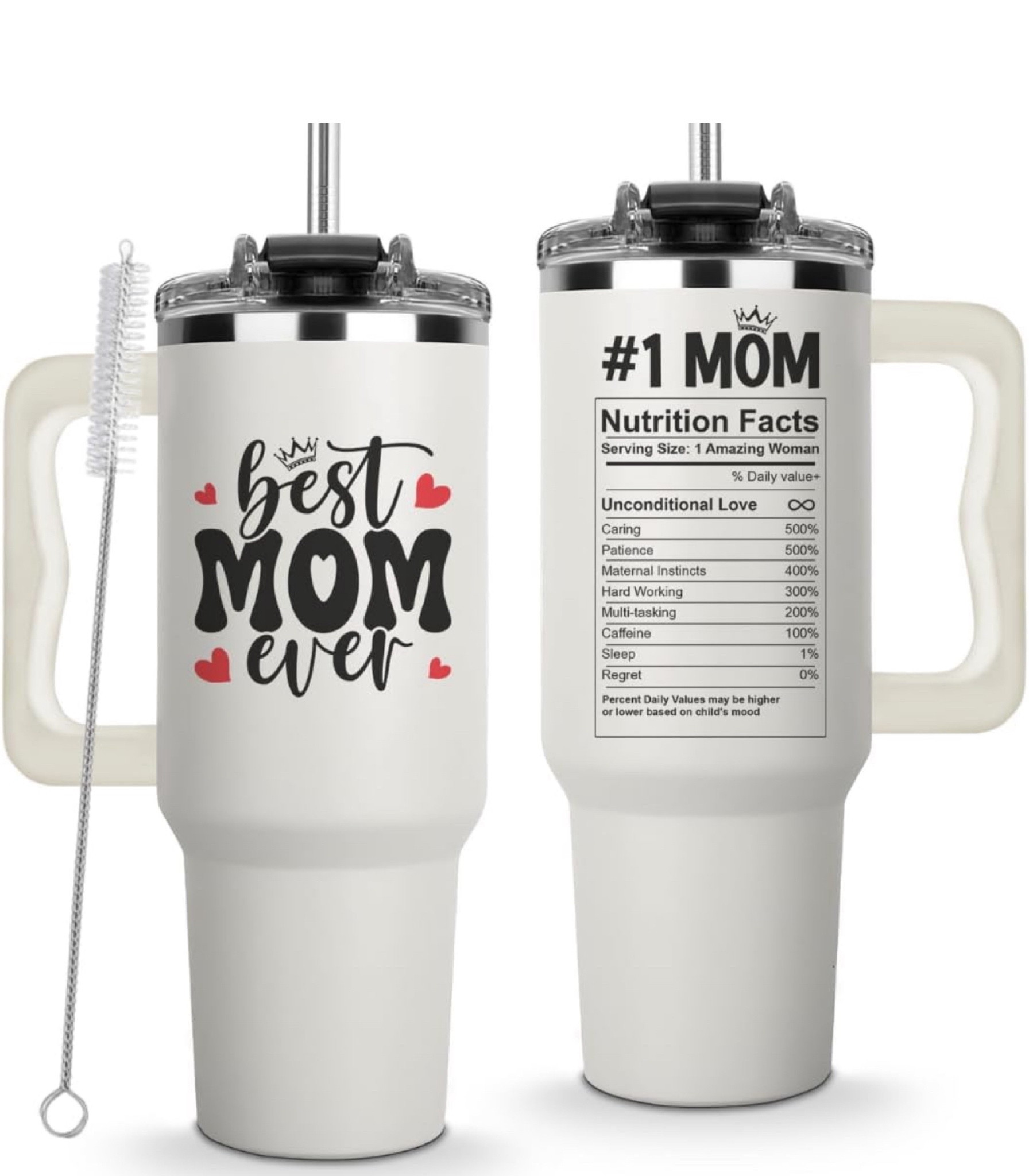 Mothers Day Gifts For Mom - Best Mom Ever Tumbler With Handle 40oz, Mom Coffee Tumbler

#LTKGiftGuide #LTKSeasonal #LTKsalealert