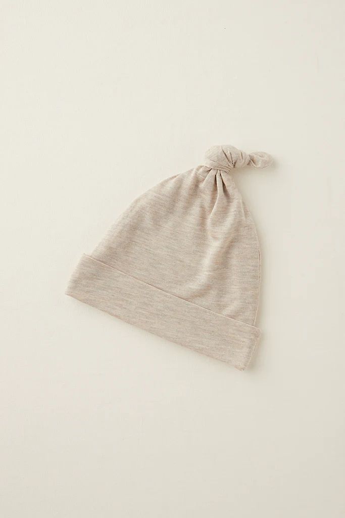 KNOTTED HAT - Flax | Solly Baby