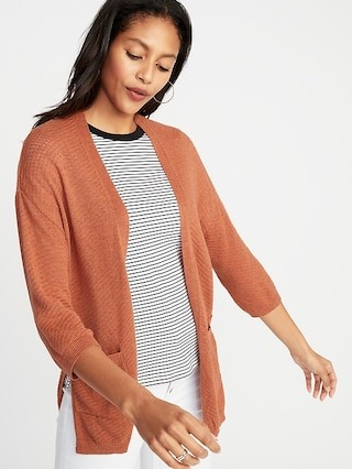 Textured Open-Front Sweater for Women | Old Navy US