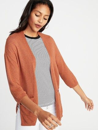 Textured Open-Front Sweater for Women | Old Navy US