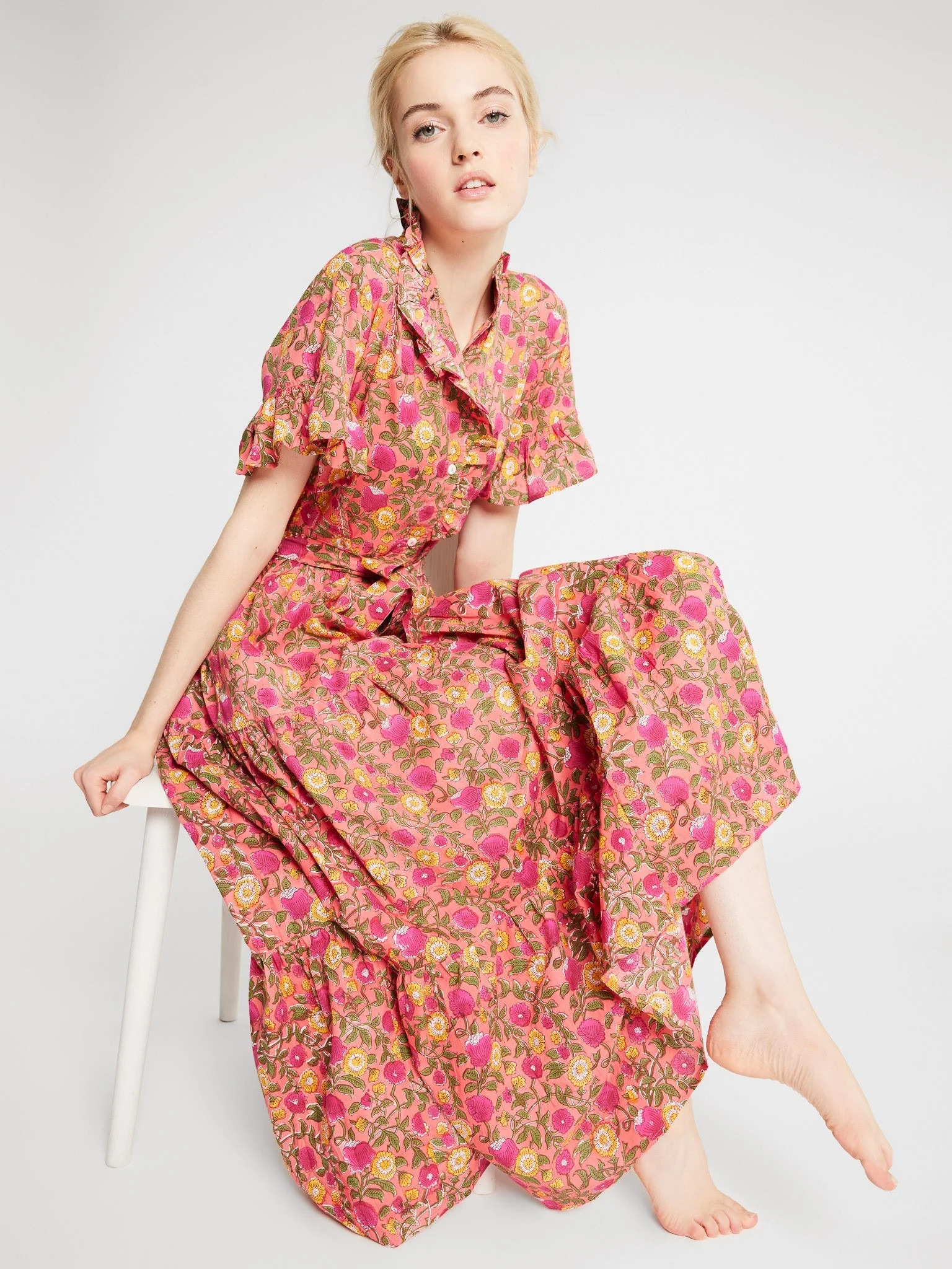 Shop Mille - Victoria Dress in Passionfruit | Mille