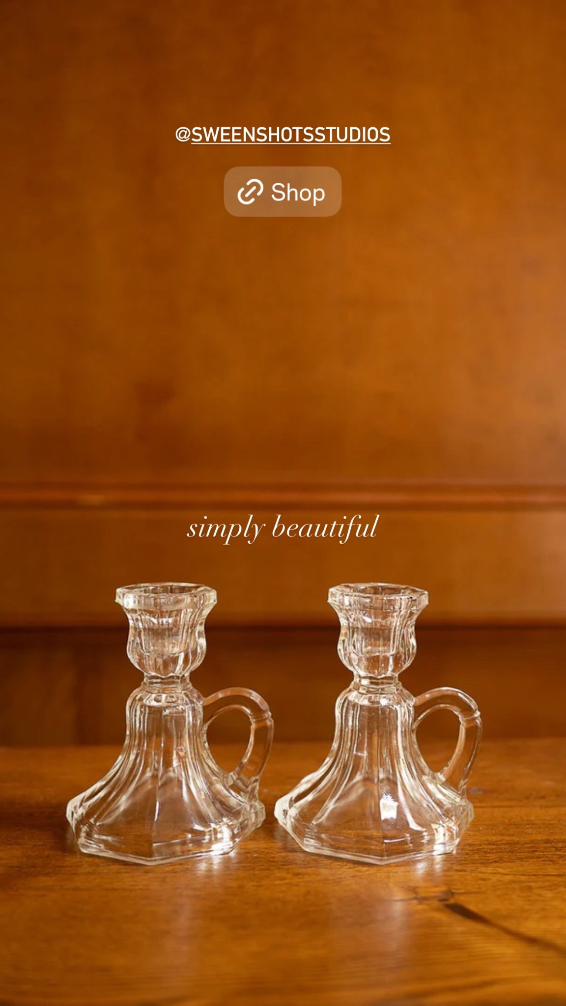 1950s vintage glass taper candle holders 

#LTKHome