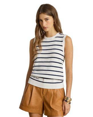 Striped Sleeveless Sweater | Bloomingdale's (AU)