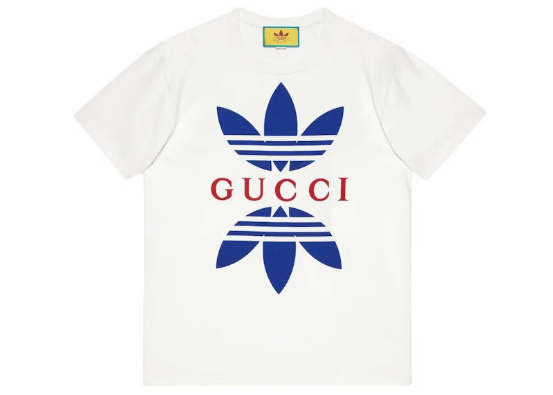 Gucci x adidas Cotton Jersey T-Shirt White | StockX