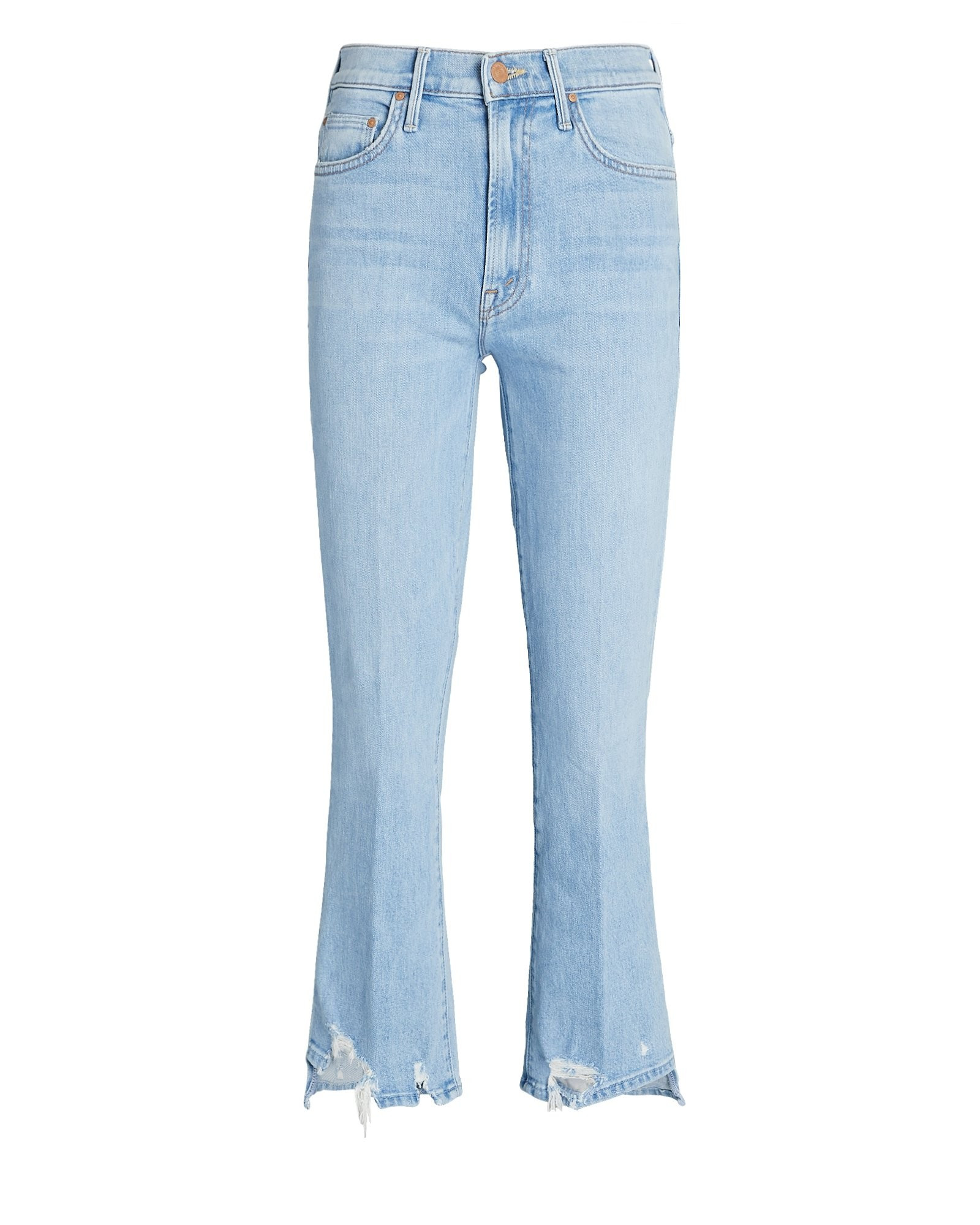 The Insider Crop Step Fray Jeans | INTERMIX