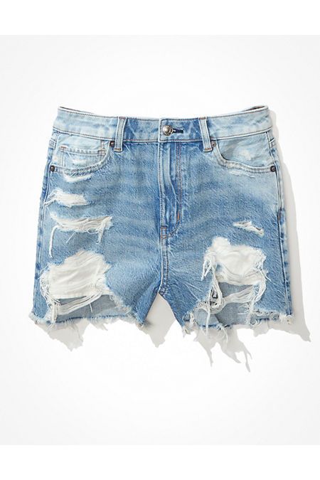 AE Denim Mom Shorts | American Eagle Outfitters (US & CA)