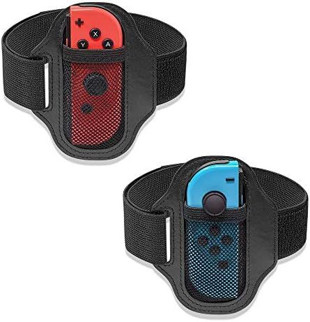 [2 Pack] Leg Strap for Nintendo Switch Ring Fit Adventure/Switch Sports, FANPL Adjustable Elastic Le | Amazon (US)