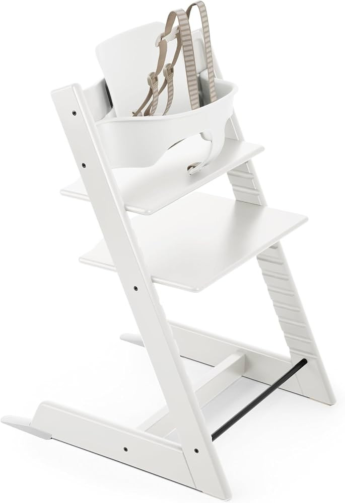 Stokke Tripp Trapp High Chair, White - Adjustable, Convertible Chair for Children & Adults - Incl... | Amazon (US)