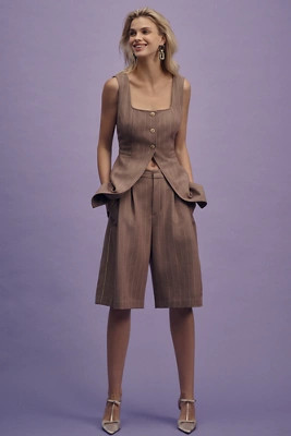 By Anthropologie Pleated Trouser Shorts | Anthropologie (US)