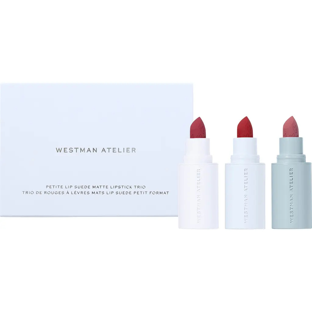Westman Atelier Petite Lip Suede Matte Lipstick Trio Holiday Set $78 Value in Je Rve /Elodie /Ma Biche at Nordstrom | Nordstrom
