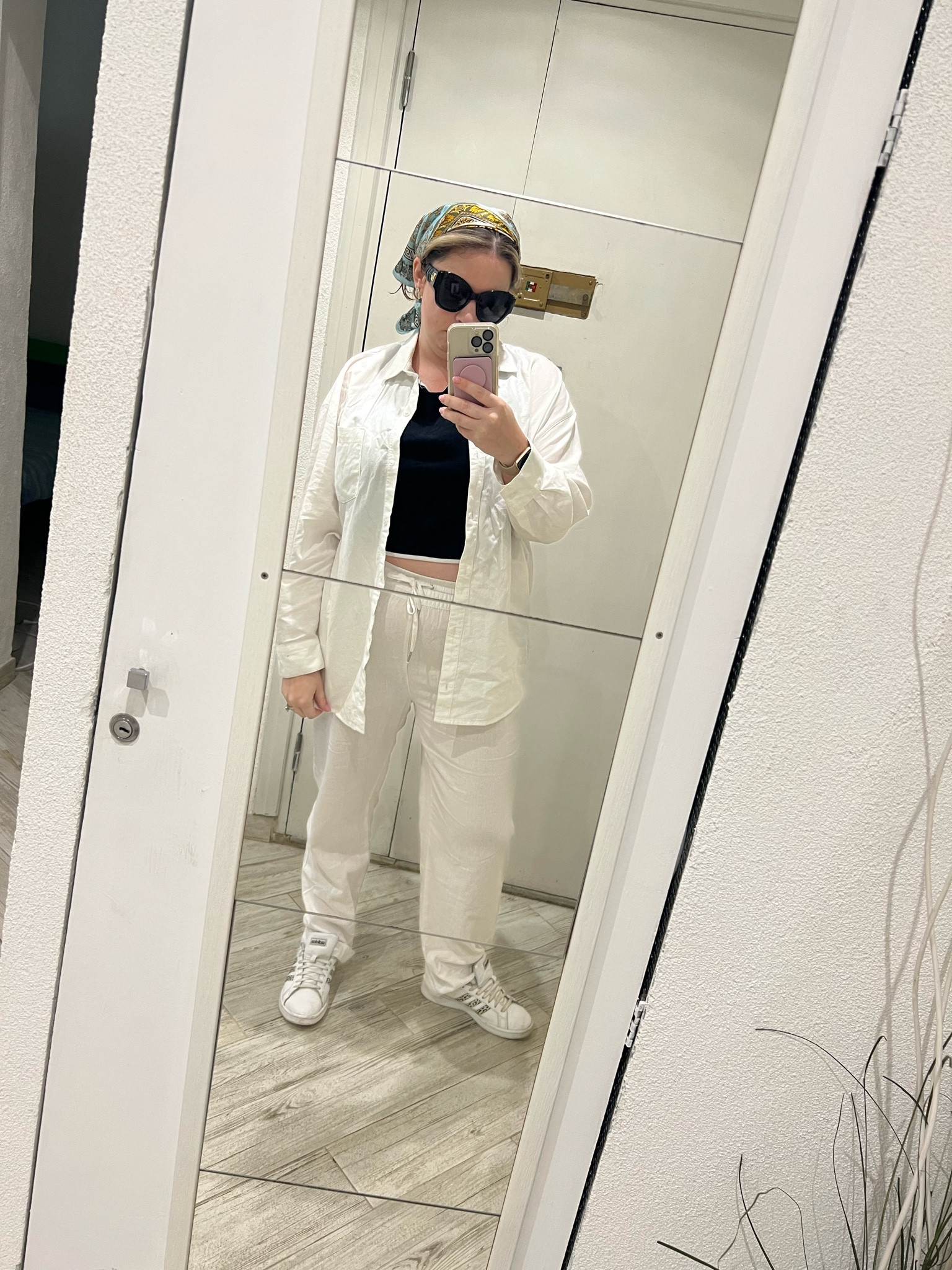 Travel day outfit 

I feel like I lived in all of my linen pieces the entire trip and my white sneakers 

Packing pieces you can mix and match is key

Pants large 
Too large 
Button down large 

#LTKstyletip #LTKtravel #LTKFind