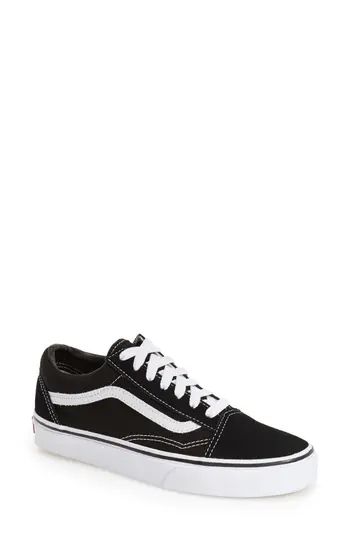 Women's Vans Old Skool Sneaker, Size 5 M - Black | Nordstrom