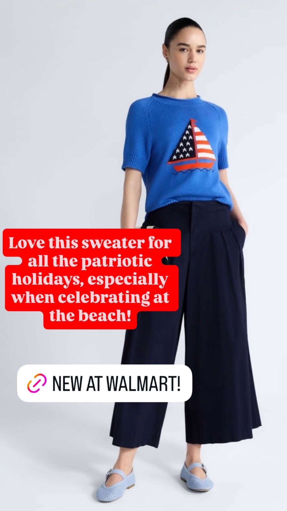 LINK: https://walmrt.us/4ea4mkQ

Patriotic style
Beach style
Walmart fashion 