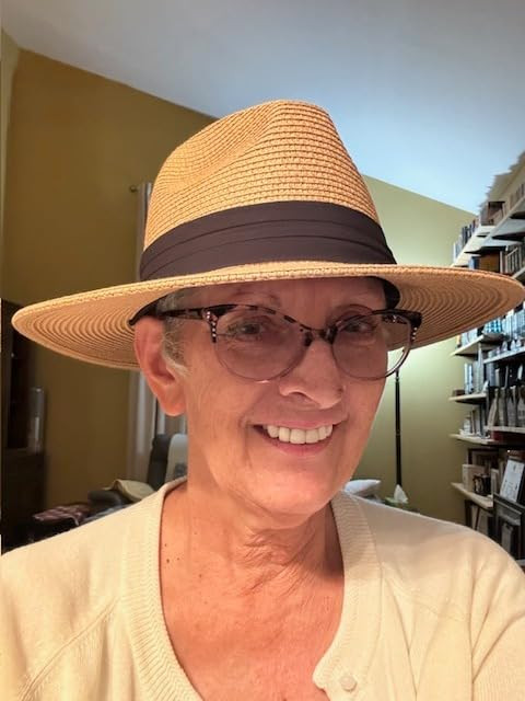 Lanzom Women Wide Brim Straw Panama Roll up Hat Fedora Beach Sun Hat UPF50+ | Amazon (US)