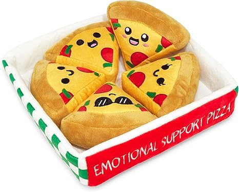 WHAT DO YOU MEME? Emotional Support Pizza — Plush Pizza by Emotional Support Plushies | Amazon (US)