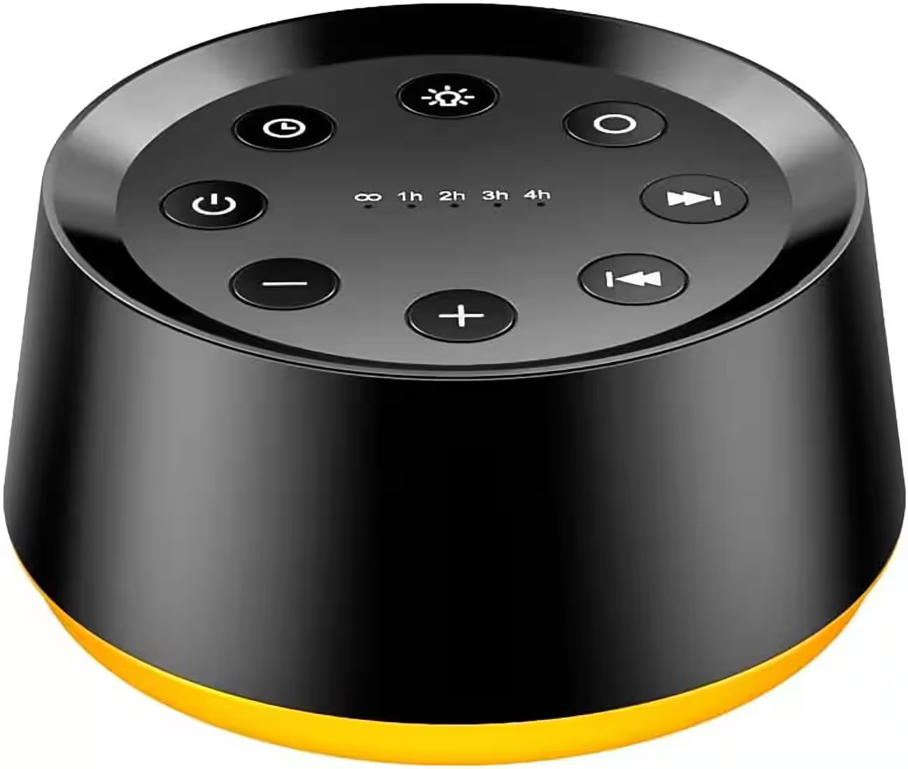 FINEAK - Sound Machine with 30 Soothing Sounds 12 Colors Night Light White Noise Machine for Adults Baby Kids - Black | Best Buy U.S.