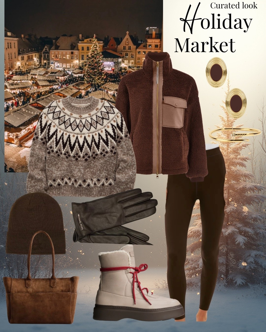 Curated look for a holiday market, tree, hunting, or outdoor holiday event

#LTKHoliday