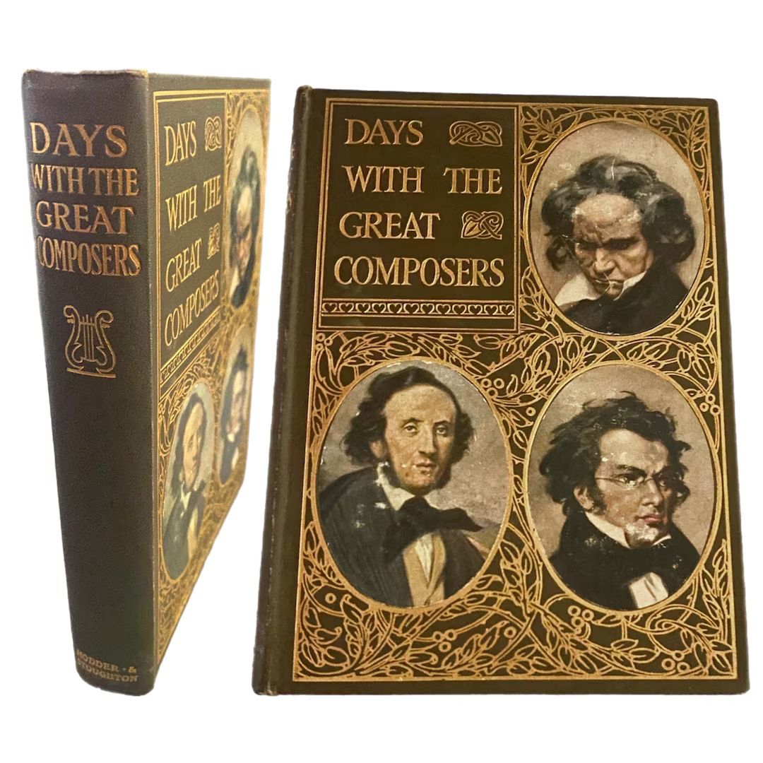 1911 Days With the Great Composers Beethoven Mendelssohn - Etsy | Etsy (US)
