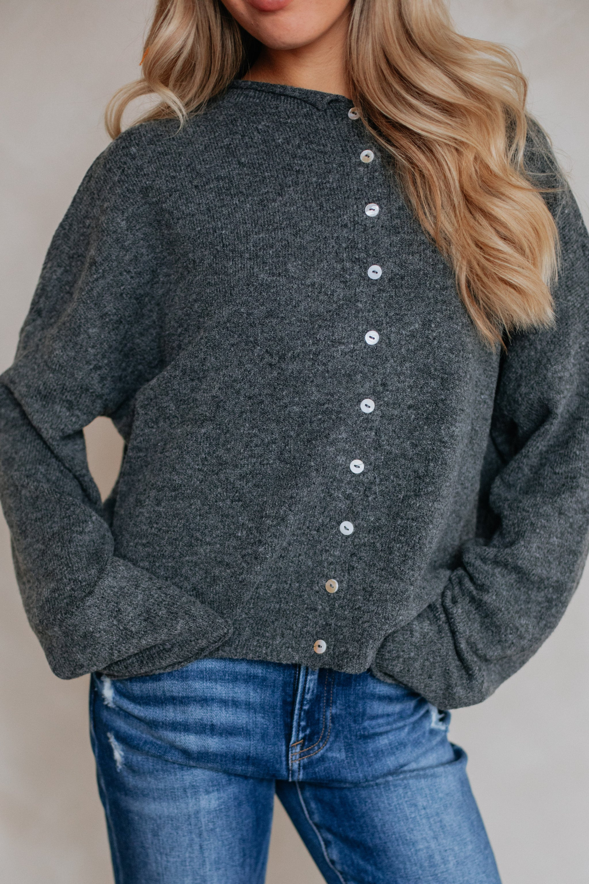 Brooke Cardigan - Charcoal | Wild Oak Boutique