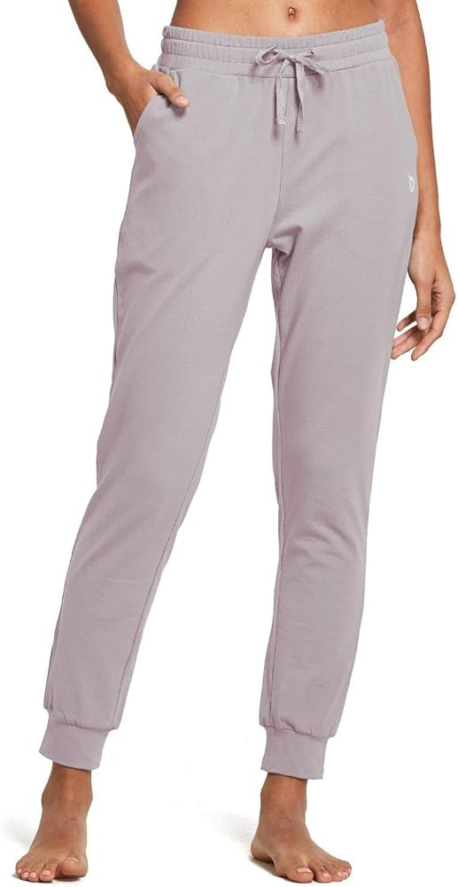 BALEAF Women's Cotton Sweatpants Lightweight Joggers Pants Tapered Active Yoga Lounge Casual Pant... | Amazon (US)