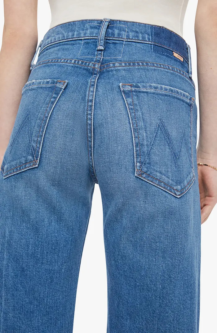 The Lasso Sneak Mid Rise Wide Leg Jeans | Nordstrom