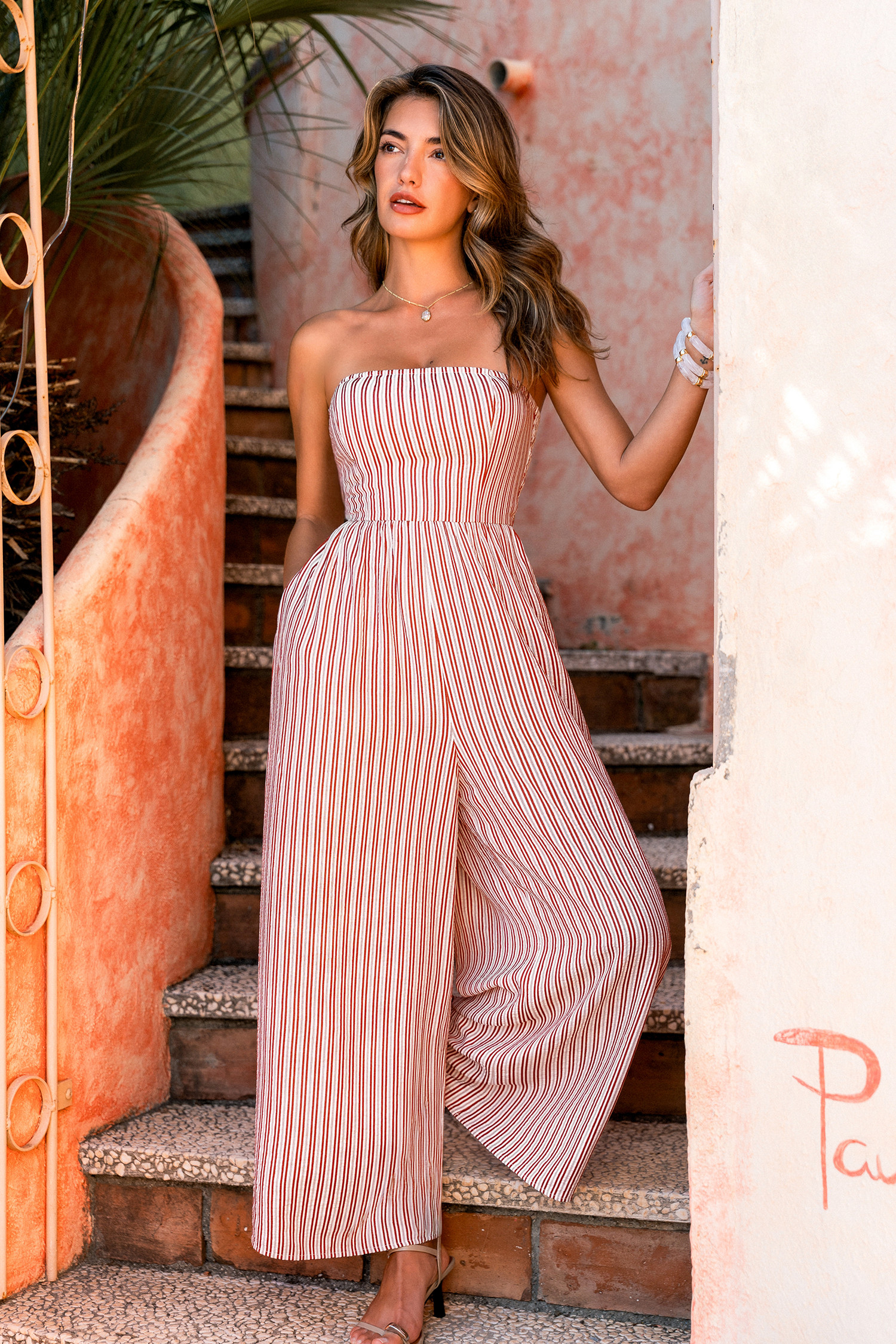 Summer in the City Striped Jumpsuit | Cupshe US