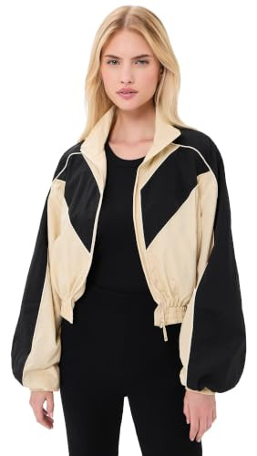 Ronny Kobo Women's Brenton Cropped Jacket, Beige, XS | Amazon (US)