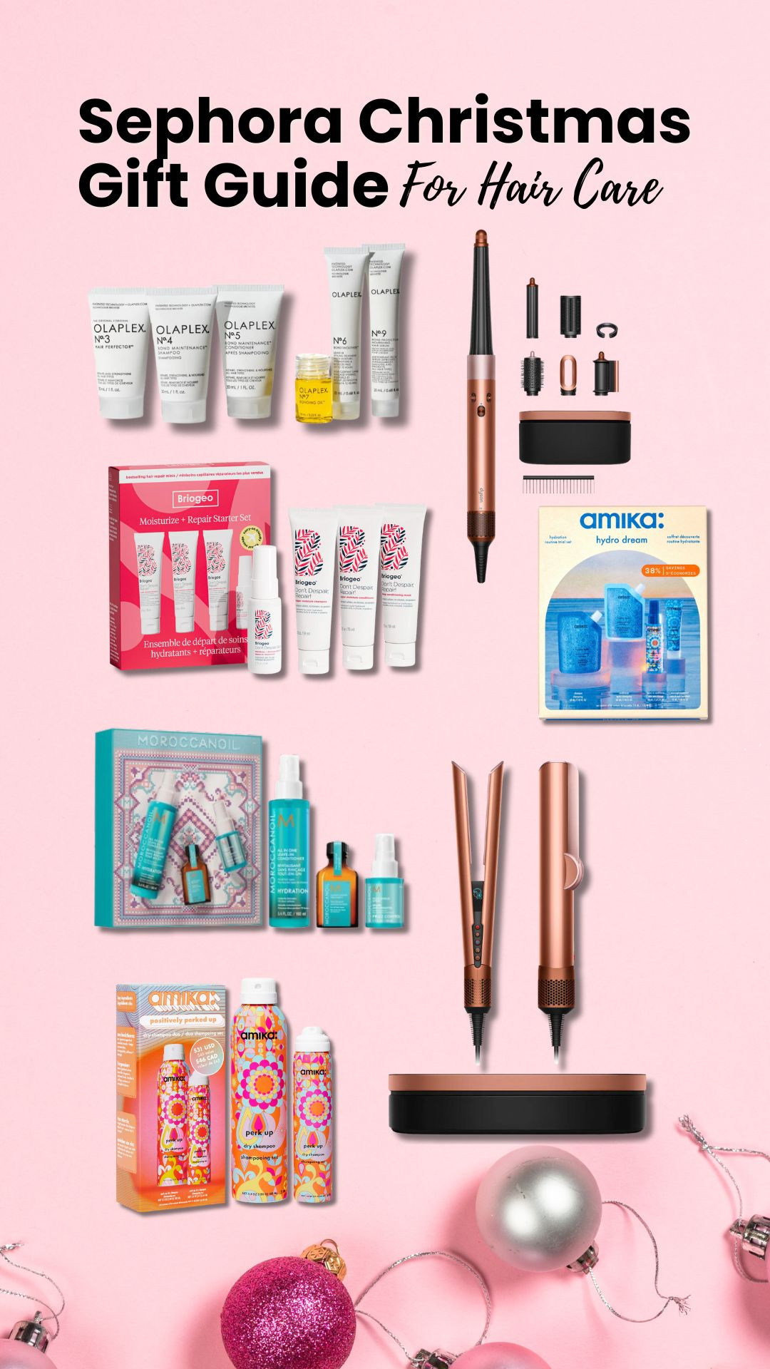 Here are some hair care gifts you can find at Sephora. Everything from kits with shampoos and conditioners, to hair tools.
#sephora #sephoraatkohls #haircare 

 

#LTKHoliday #LTKBeauty #LTKGiftGuide