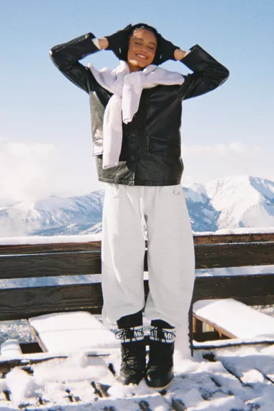 Out From Under Essential Barrel Leg Full Length Sweatpant | Urban Outfitters (US and RoW)