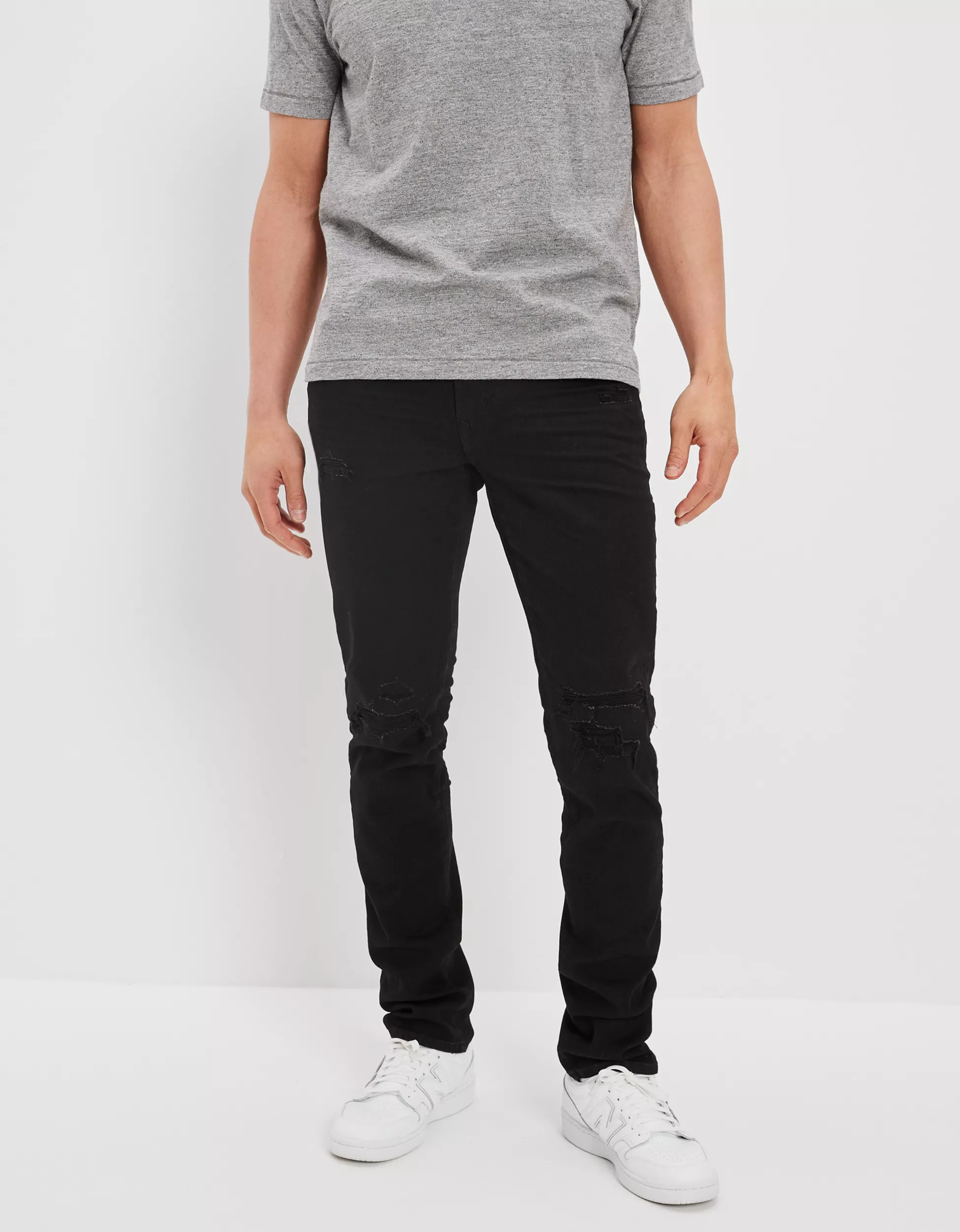 AE AirFlex+ Patched Slim Jean | American Eagle Outfitters (US & CA)