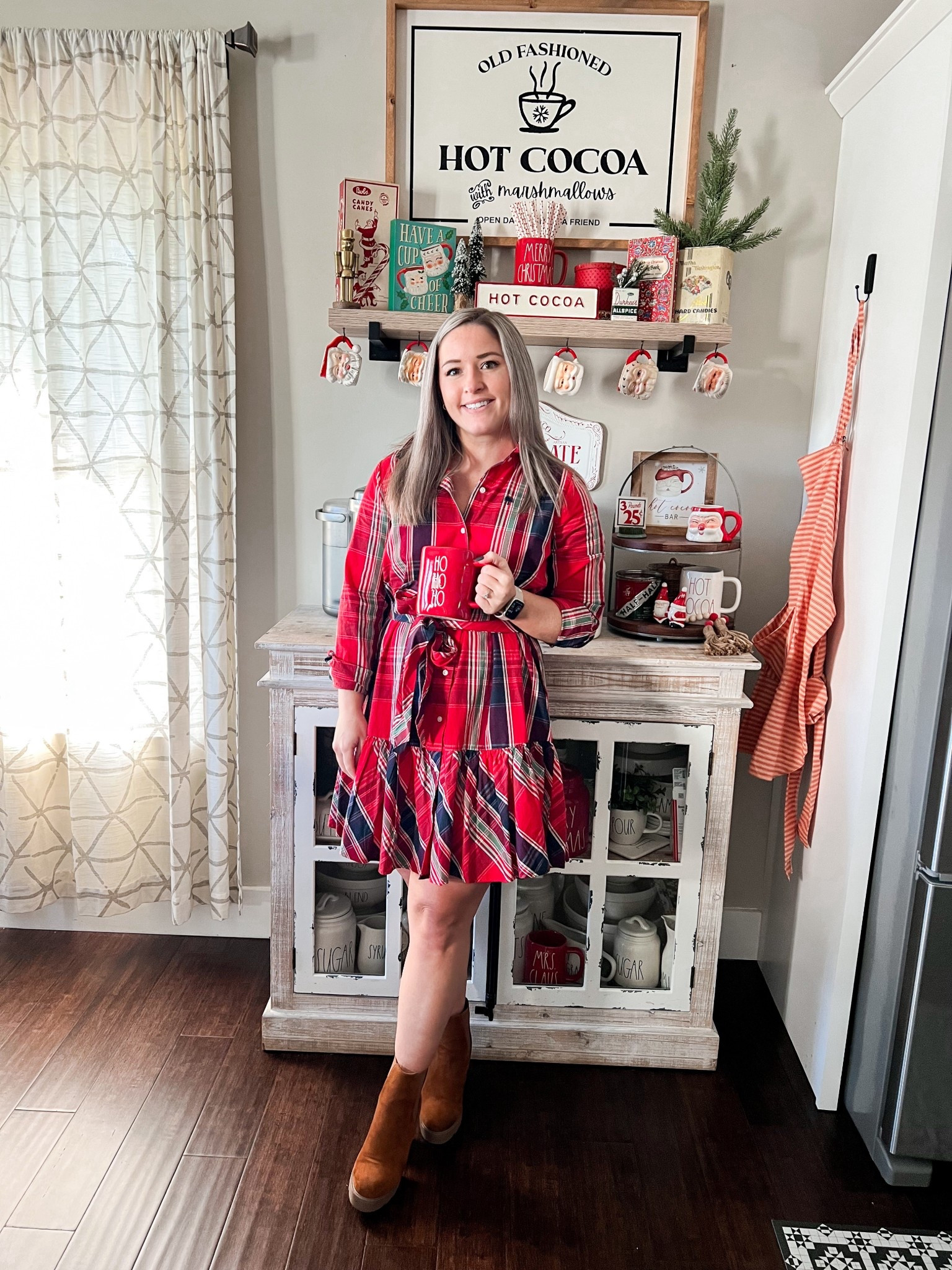 If you’re needing a cute and casual holiday dress this season, you’ve got to get this one! So cute and comfy and oh so festive! I’m in a size small and it fits true to size! 

#LTKootd #LTKPetite #LTKHoliday