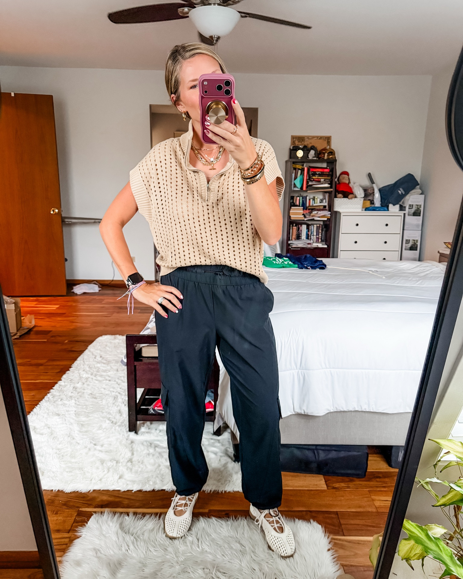Popped collar Tuesday! I threw this outfit together after what I wanted to wear just wasn’t feeling right…and I think it worked! Pants are old but I’ve linked similar options. The top comes in many colors! And I’m 😍😍😍😍 in love with these shoes still!

#LTKootd #LTKWorkwear #LTKMidsize