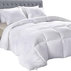 Utopia Bedding Comforter – All Season Comforter King Size – White Comforter King - Plush Sili... | Amazon (US)