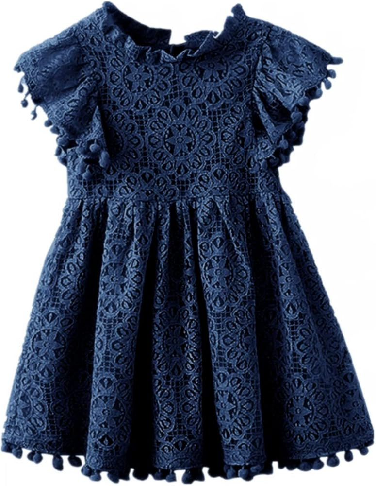 2Bunnies Girl Vintage Lace Boho Party Princess Flower Girl Dress | Amazon (US)