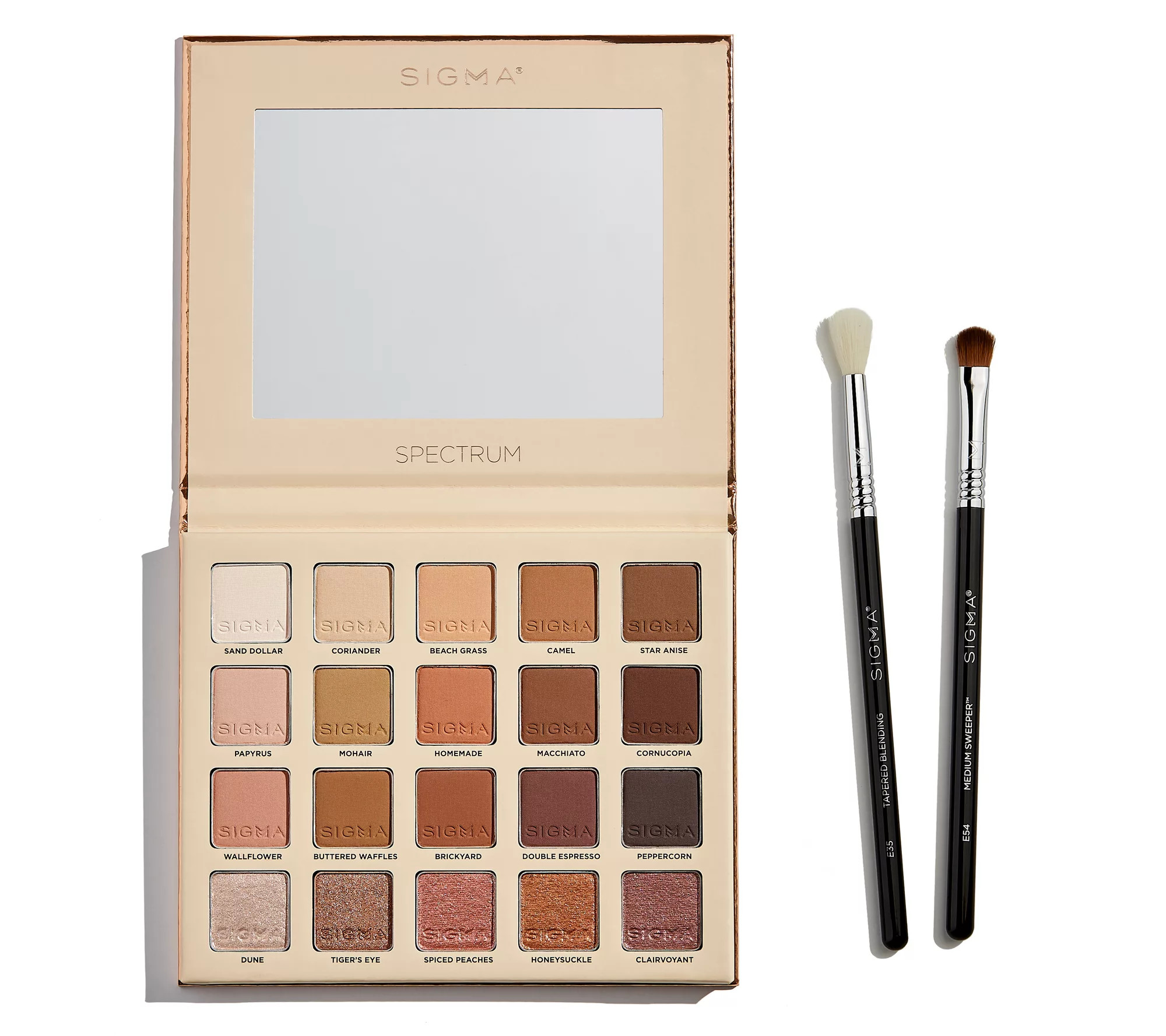Sigma Beauty New Spectrum Eyeshadow Palette & Brush Set | QVC